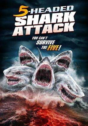 夺命五头鲨电
影海报